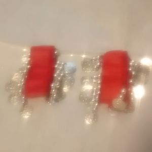 2 piece Belly Dance style coin wrist cuffs